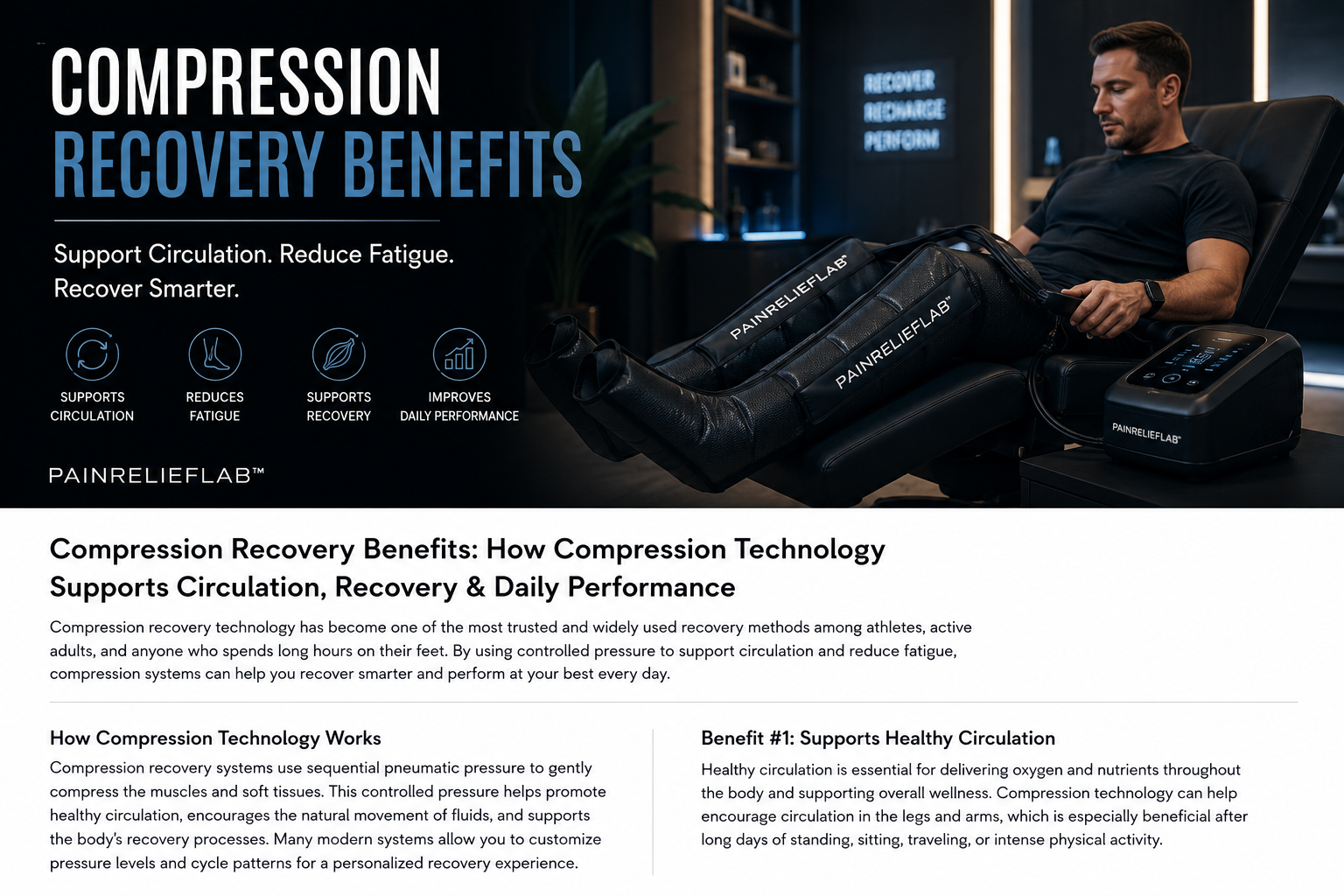 Compression Recovery Benefits: How Compression Technology Supports Circulation, Recovery & Daily Performance
