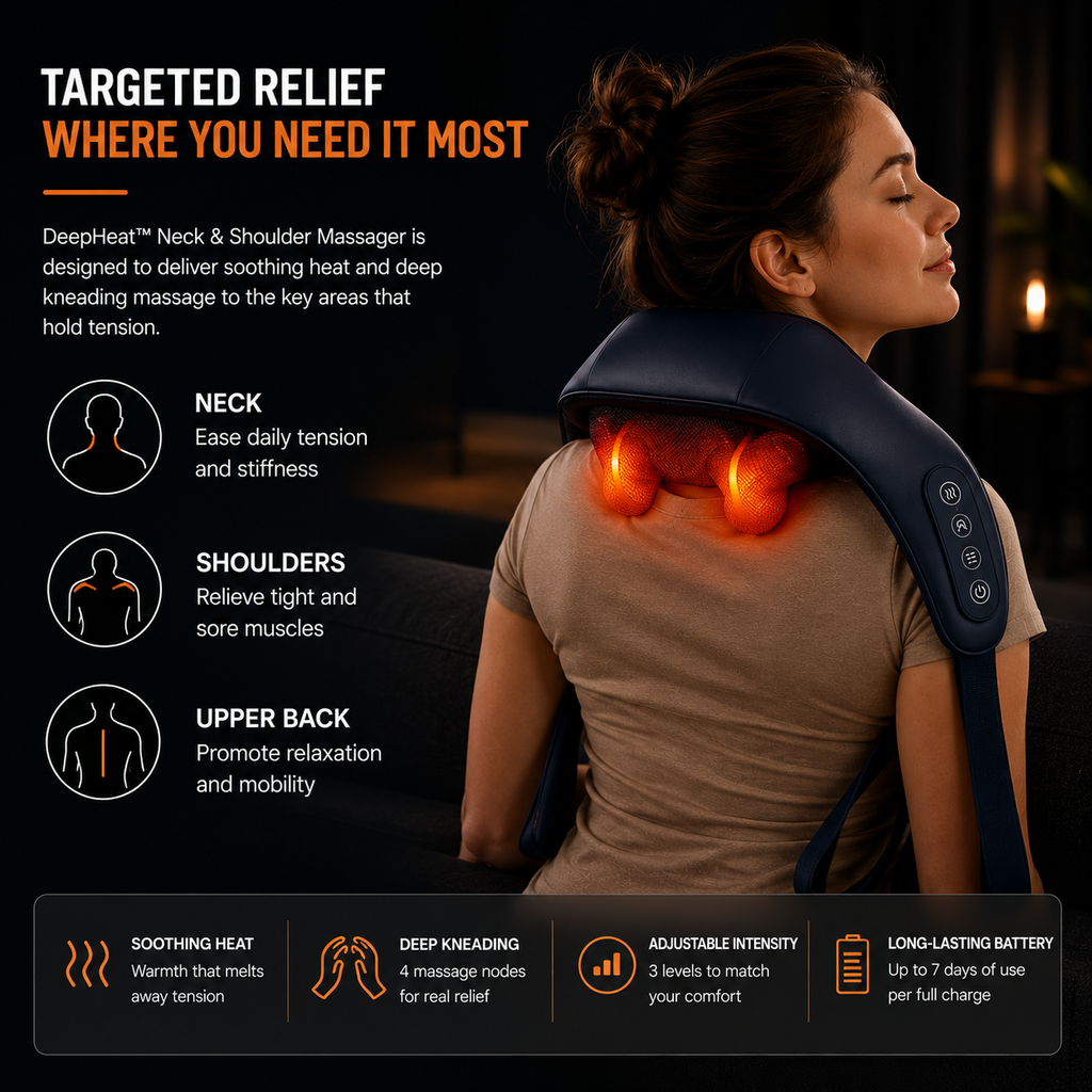 DeepHeat™ Neck & Shoulder Massager