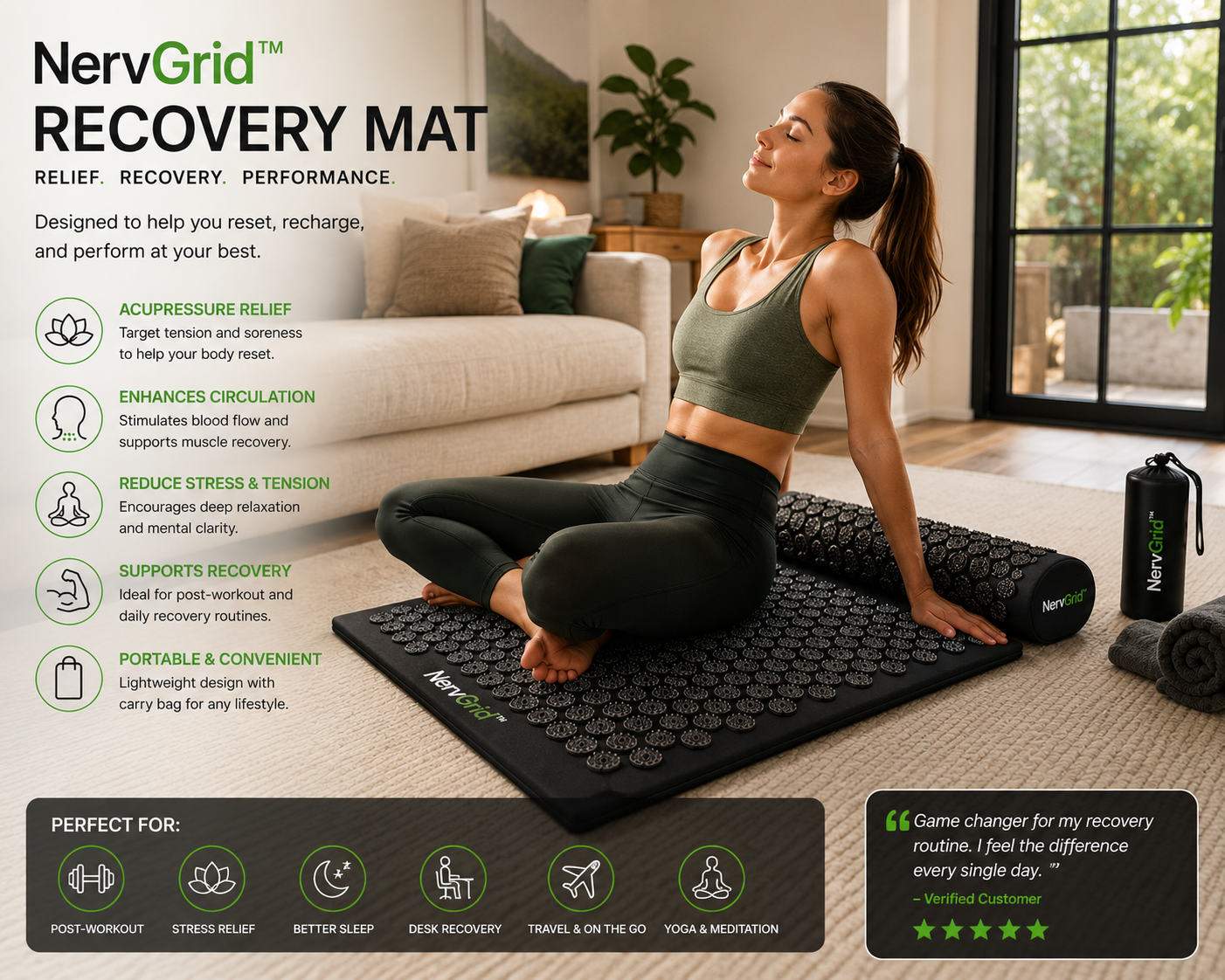 NervGrid™ Recovery Mat