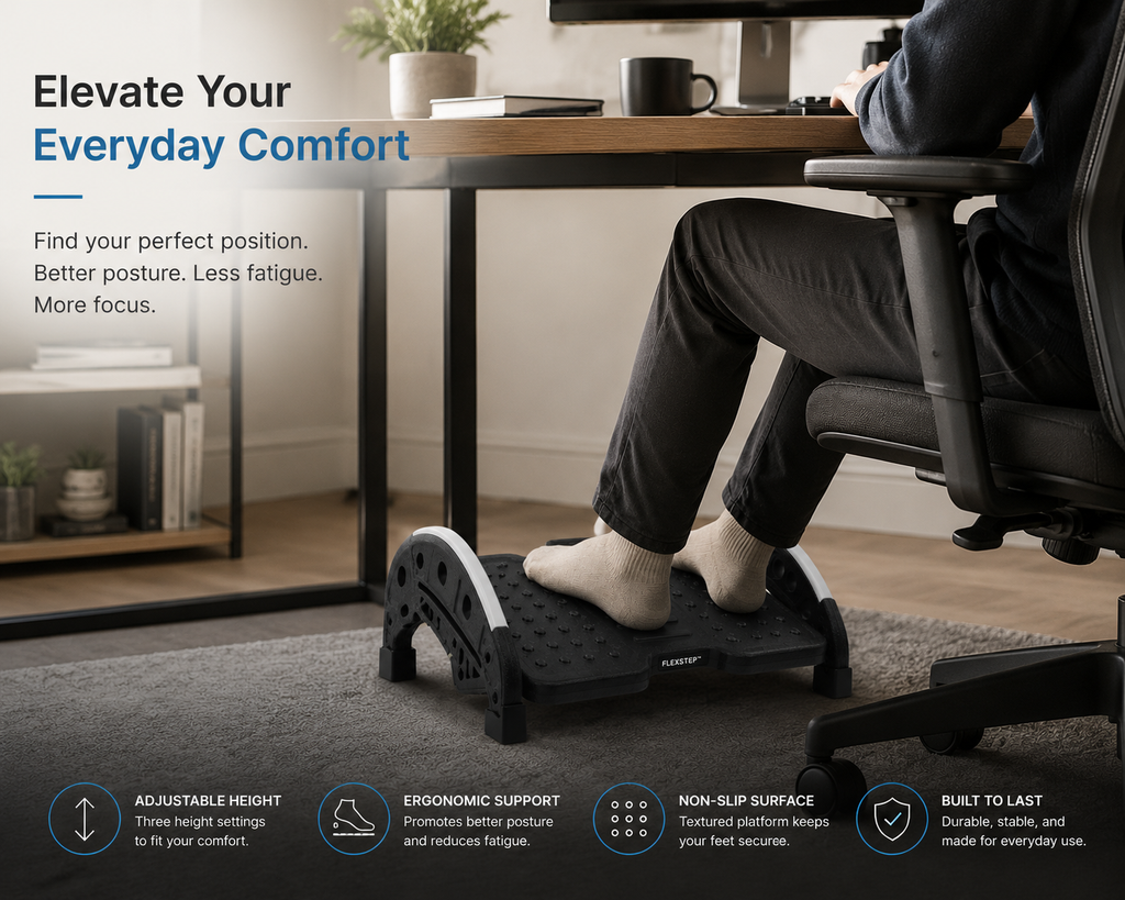 FlexStep™ Ergonomic Footrest