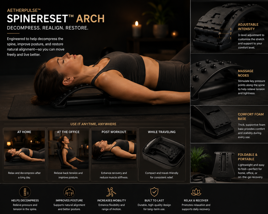 AetherPulse™ SpineReset™ Spinal Decompression Arch