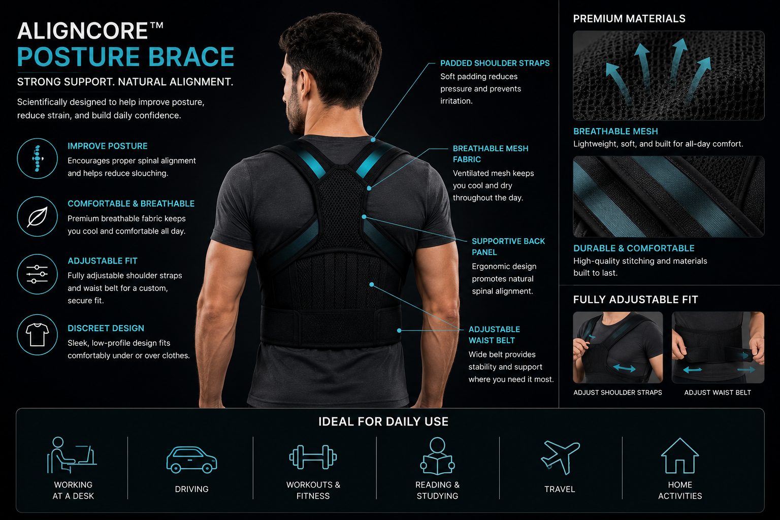 AlignCore™ Posture Brace